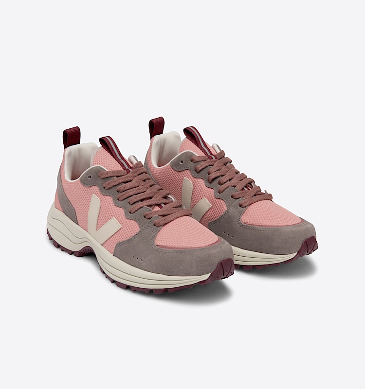 veja sneakers venturi algodón-orgánico rosa VT0102804 Top view