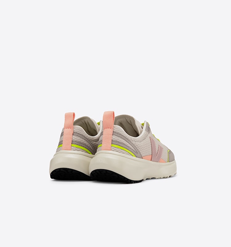 veja sneakers small-canary-el ekologisk-bomull beige YE0102922 Back view