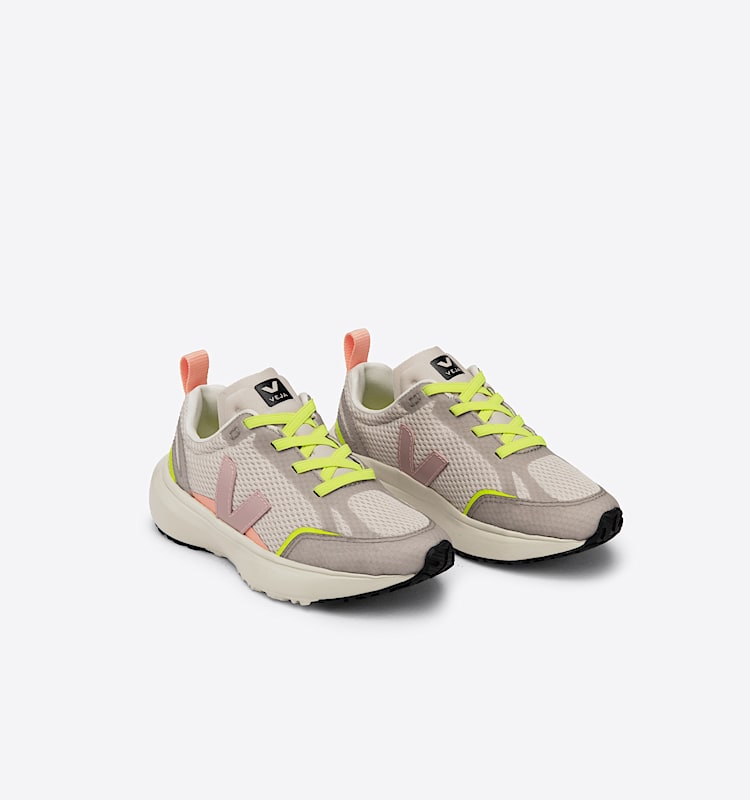 veja sneakers small-canary-el organic-cotton beige YE0102922 Top view