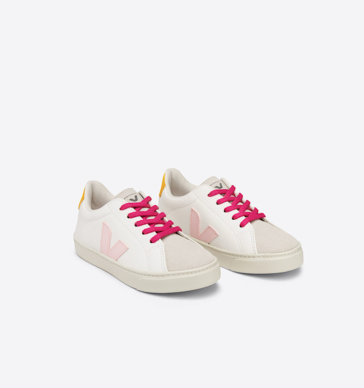 veja sneakers small-esplar-laces leather white RS0502848 Top view