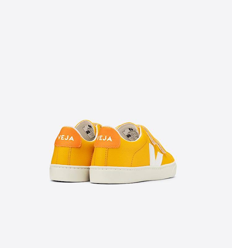 veja baskets small-esplar cuir jaune SV0502860 Back view