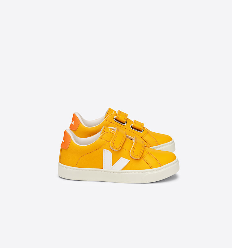 veja baskets small-esplar cuir jaune SV0502860 Lateral view