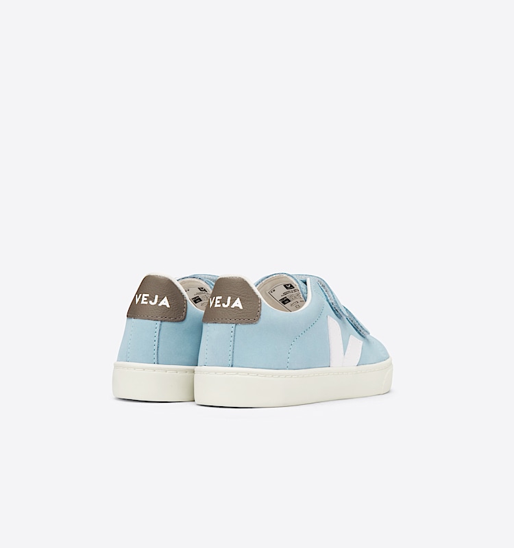 veja sneakers small-esplar nubuck blue SV1302834 Back view