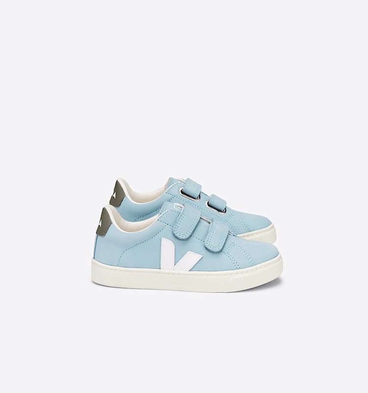 veja sneakers small-esplar nubuck blue SV1302834 Lateral view