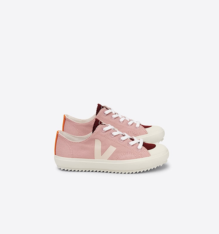 veja sneakers small-flip organic-cotton multicolor LP0102911 Lateral view