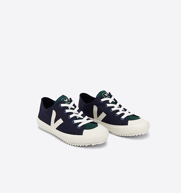 veja sneakers small-flip organic-cotton blue LP0102874 Top view