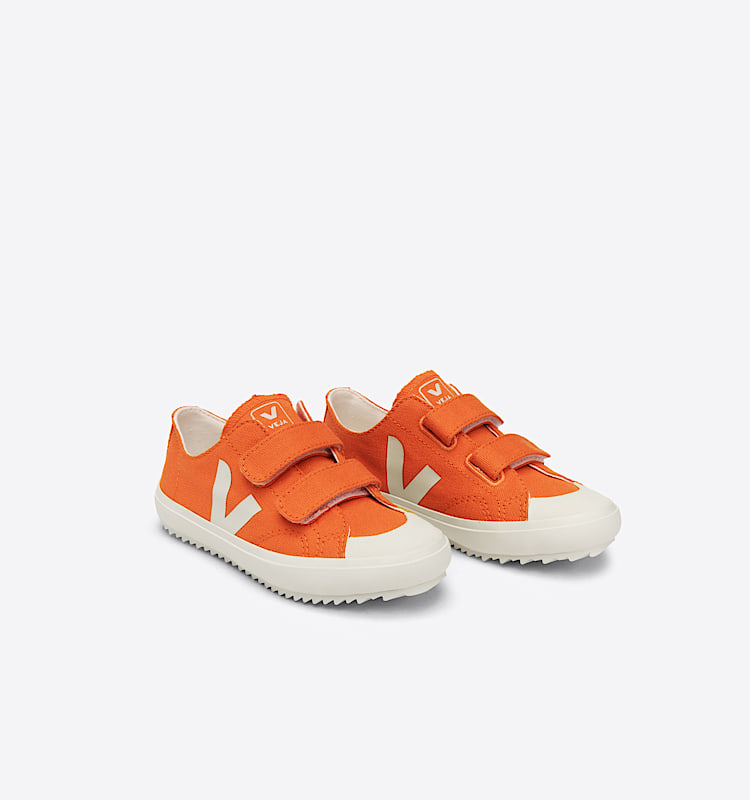veja zapatillas small-ollie algodón-orgánico naranja OV0102859 Top view