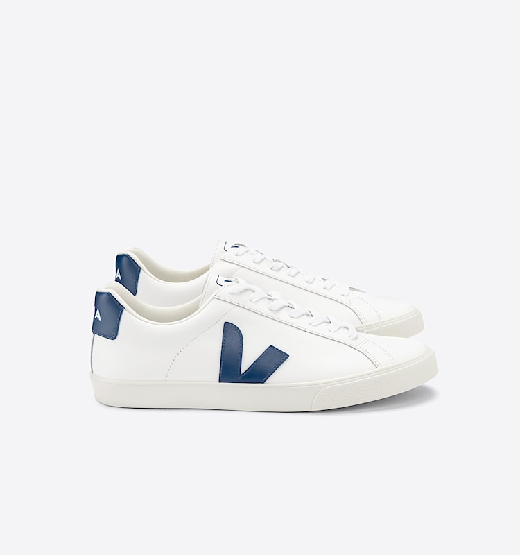 veja sneakers esplar-logo cuero blanco EO0202939 Lateral view