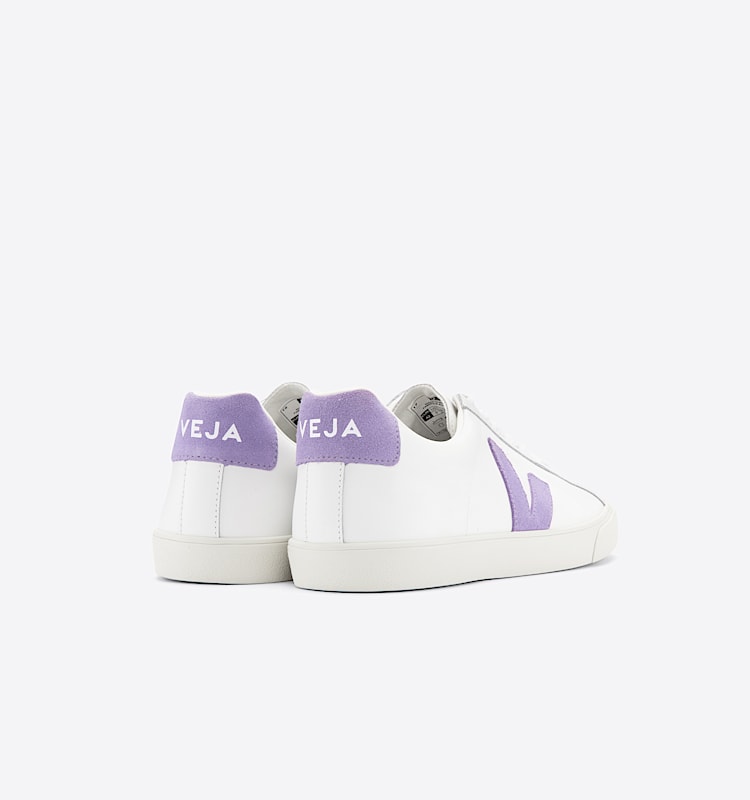 veja sneakers esplar-logo couro branco EO0202968 Back view