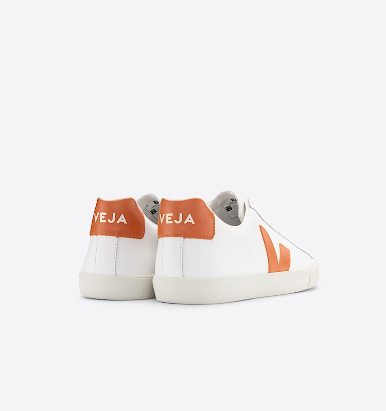 veja sneakers esplar-logo couro branco EO0202952 Back view