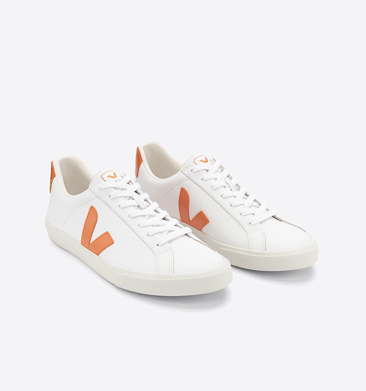 veja sneakers esplar-logo couro branco EO0202952 Top view