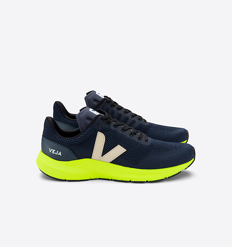 veja sneakers marlin-lt 回收再利用 蓝色 LT1003044 Lateral view