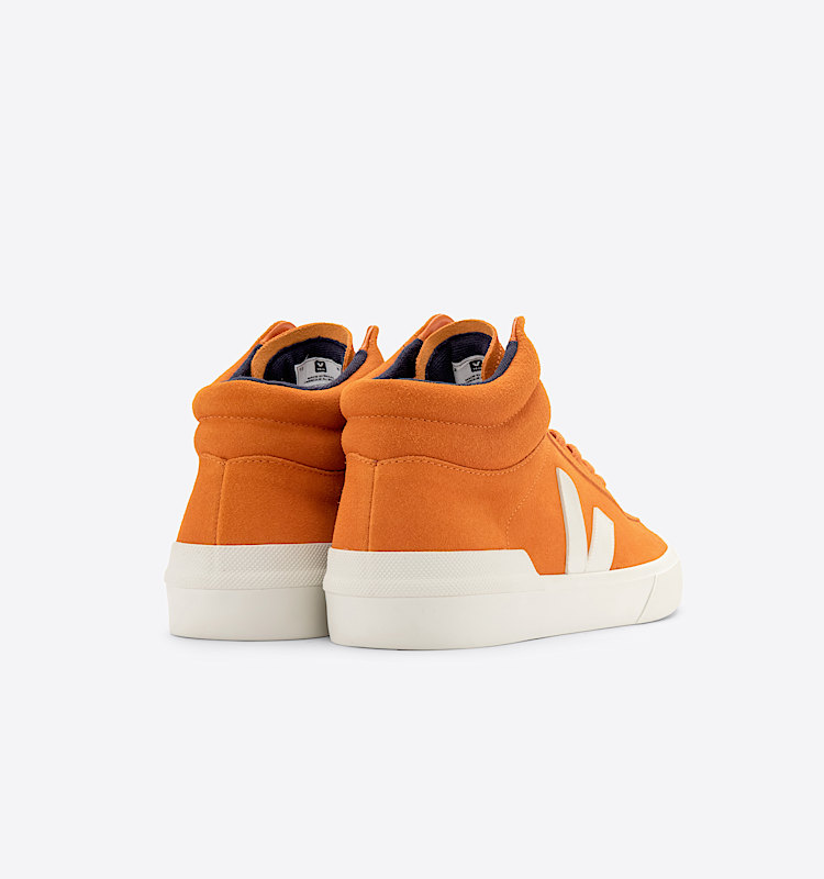 veja sneakers minotaur pelle-scamosciata arancione TR0302973 Back view