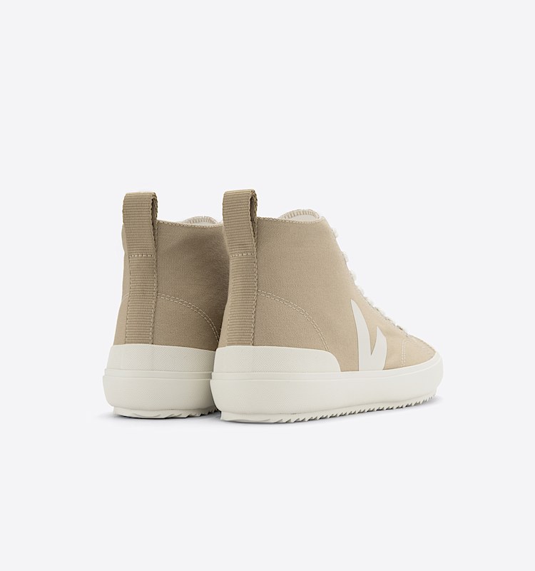 veja sneakers nova-ht algodón-orgánico beige NT0102967 Back view