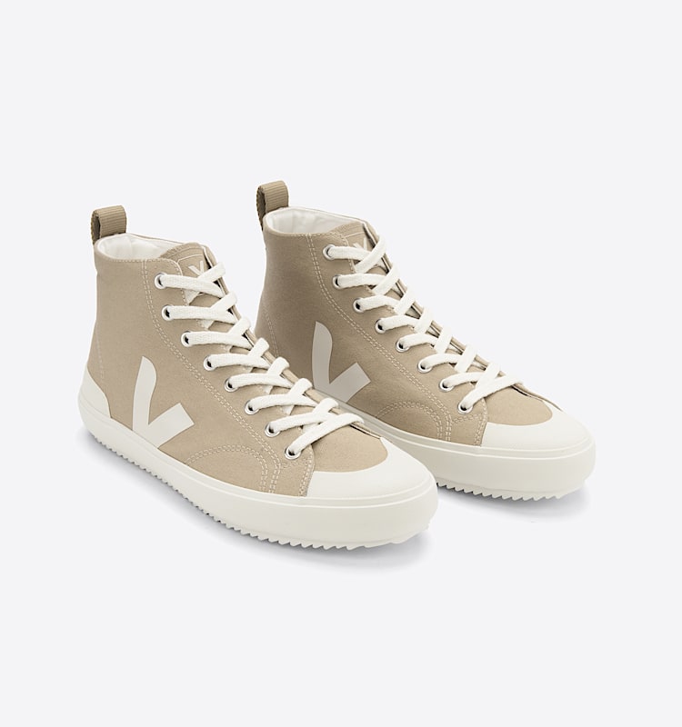 veja sneakers nova-ht algodón-orgánico beige NT0102967 Top view