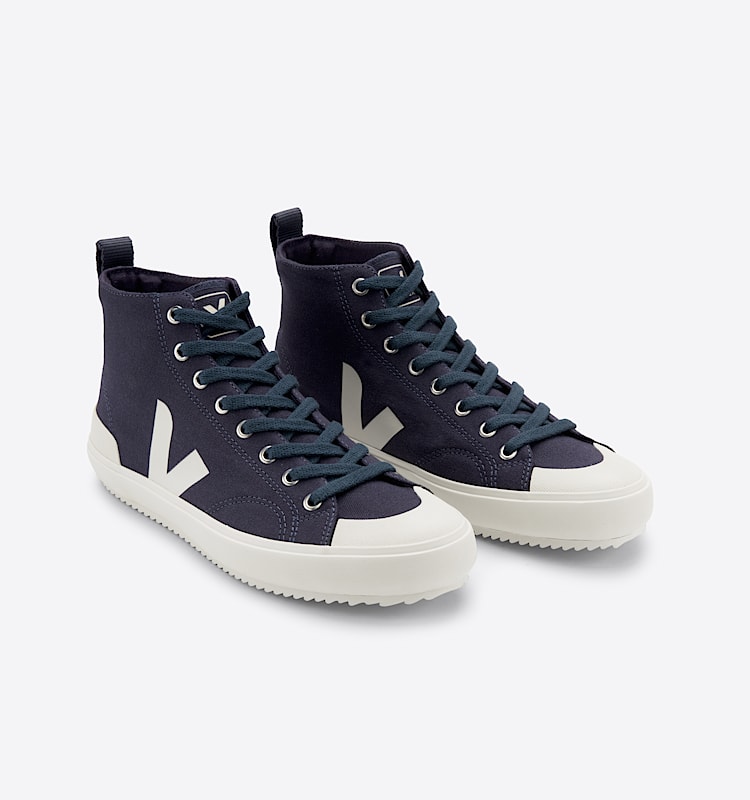 veja sneakers nova-ht organic-cotton blue NT0102361 Top view