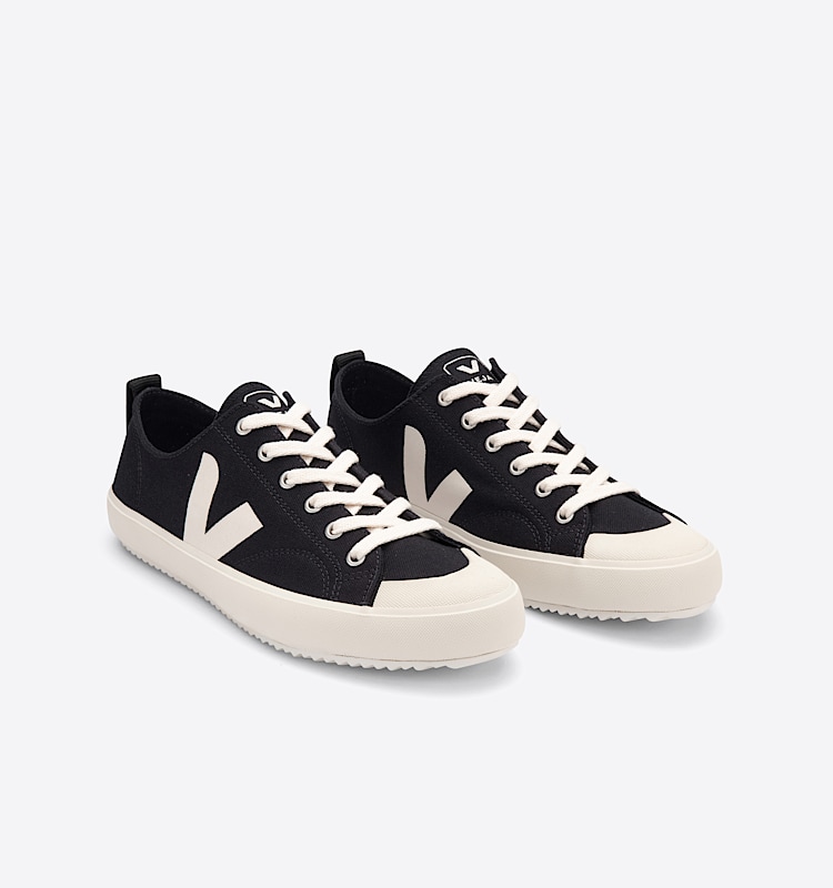 veja sneakers nova organic-cotton black NA0101397 Top view