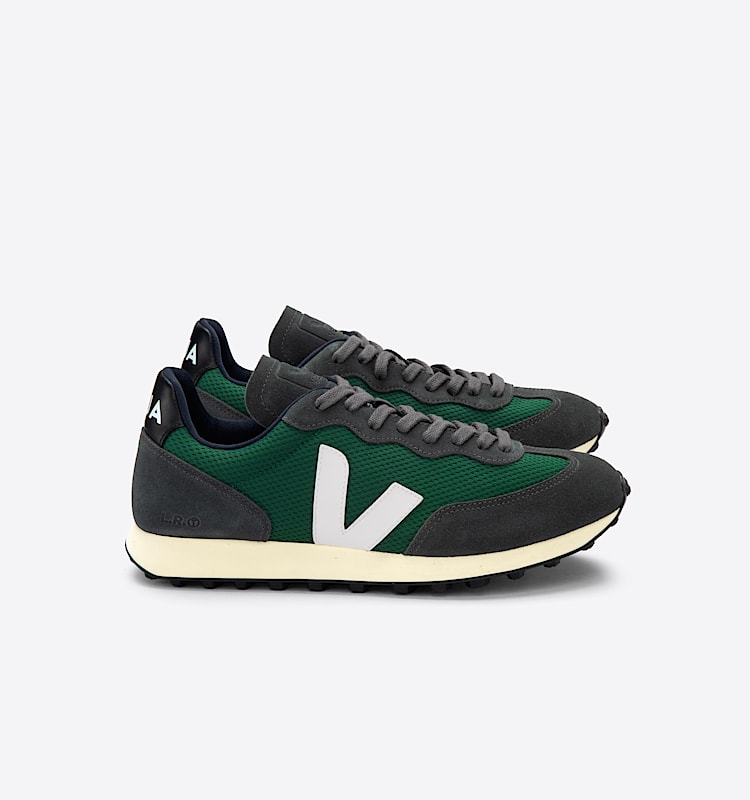 veja baskets rio-branco recyclé vert RB0102975 Lateral view