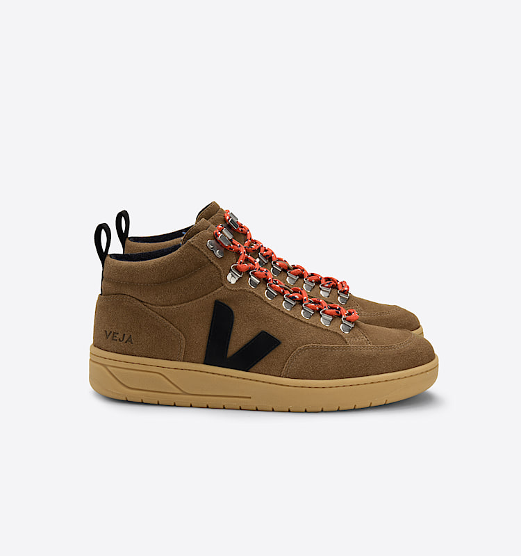 veja sneakers roraima suede brown QR0301642 Lateral view