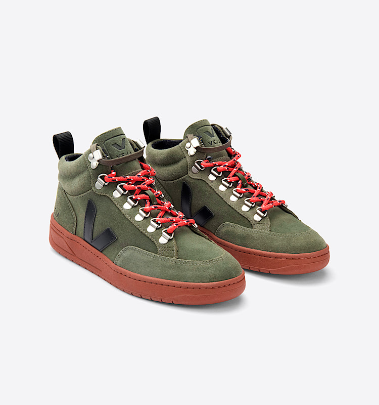 veja sneakers roraima suede green QR0301635 Top view