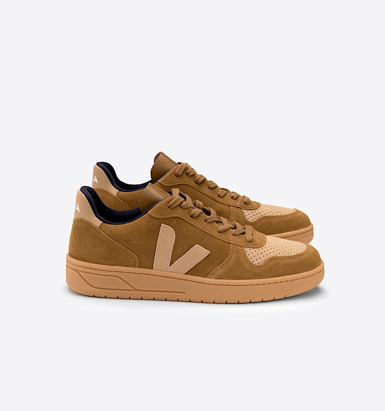 veja sneakers v-10 ante marrón VX0302914 Lateral view