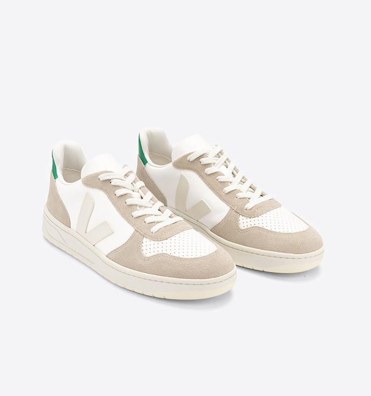 veja sneakers v-10 leather white VX0502961 Top view