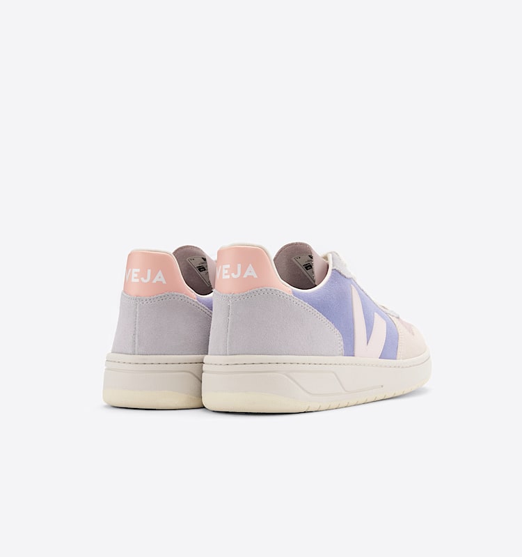 veja sneakers v-10 semsket-skinn flerfarget VX0302895 Back view