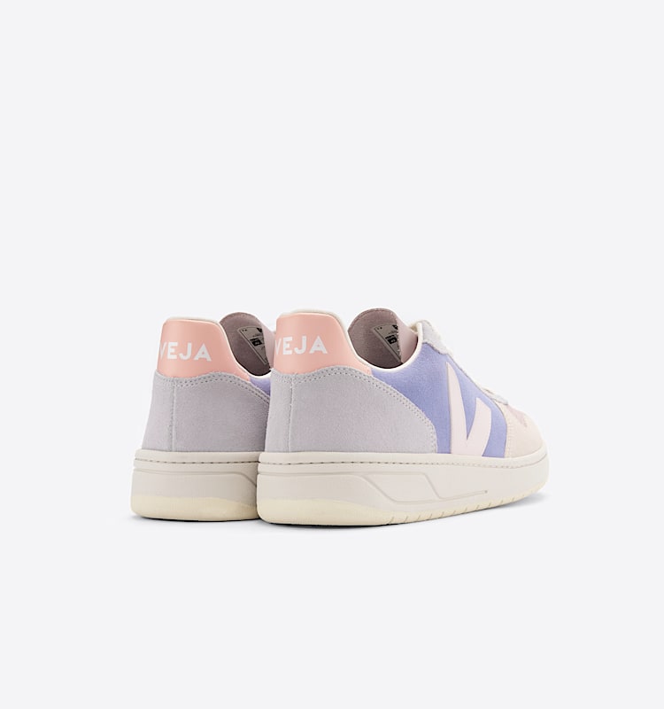 veja sneakers v-10 suede multicolor VX0302895 Back view