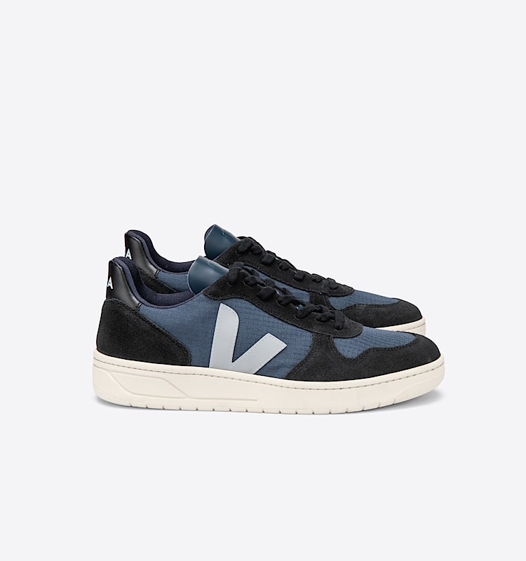 veja sneakers v-10 ripstop azul VX0102677 Lateral view