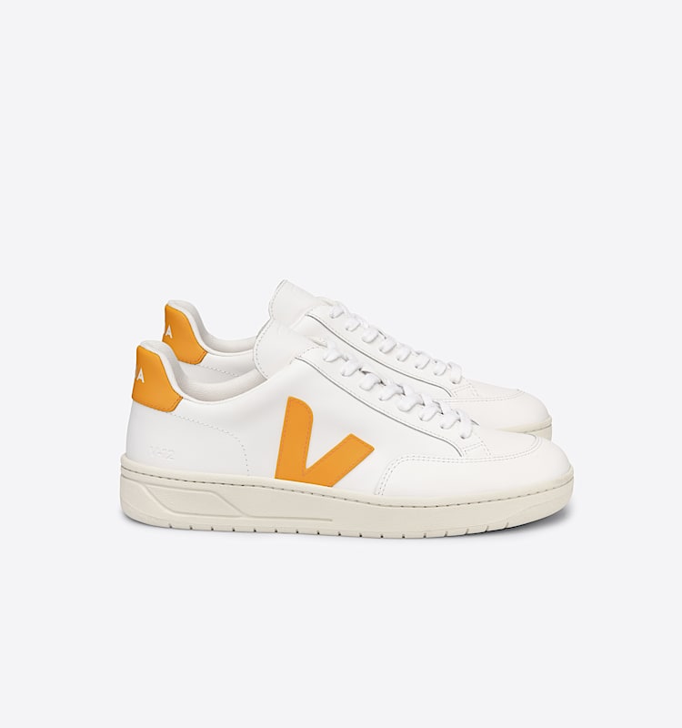 veja sneakers v-12 couro branco XD0202799 Lateral view