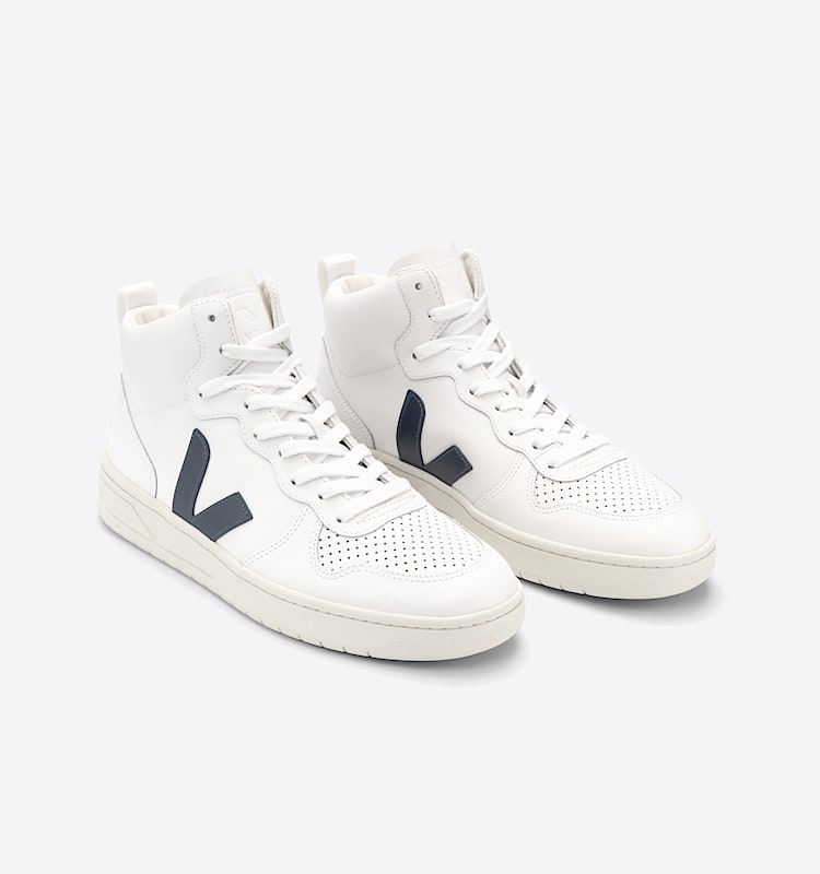 veja sneakers v-15 皮革 白色 VQ0203086 Top view