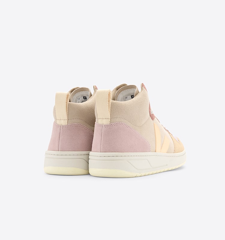veja sneakers v-15 suede multicolor VQ0302897 Back view
