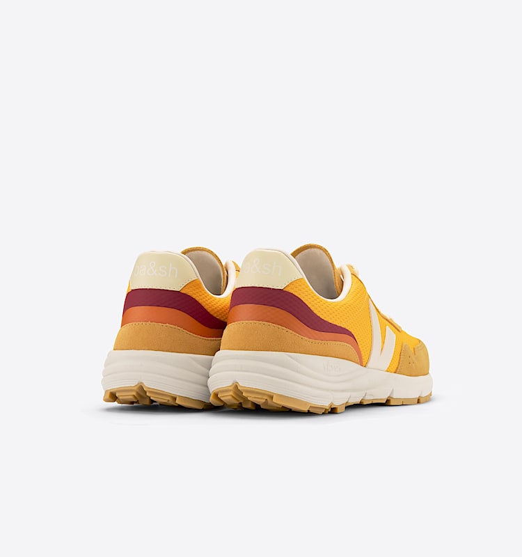 veja sneakers veja-x-ba&sh recycled yellow BH0103069 Back view