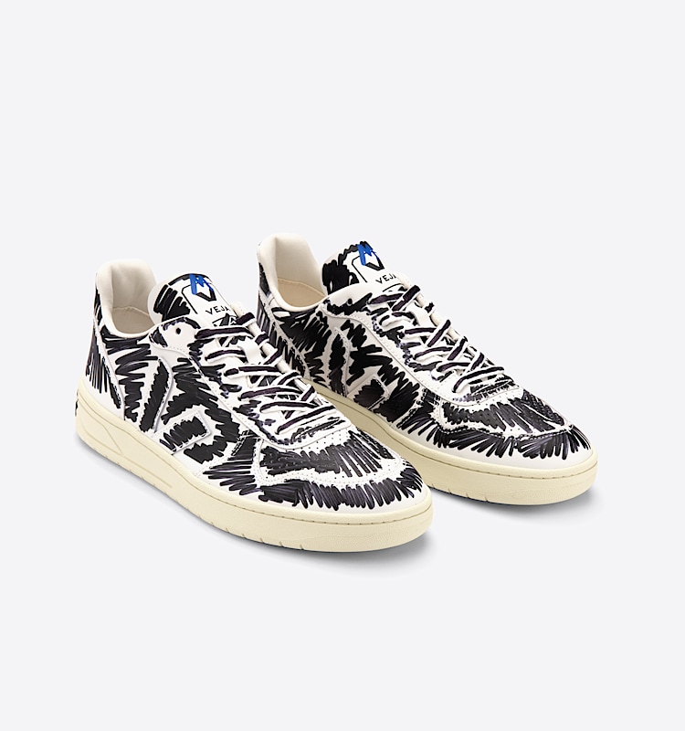 veja sneakers v-10 leather multicolor VX0203067 Top view