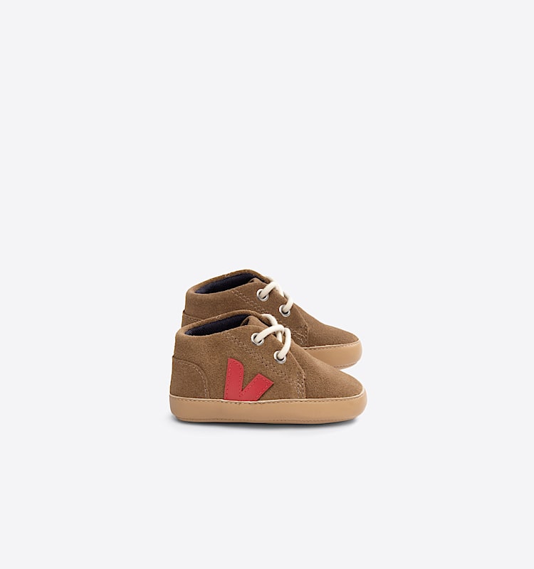 veja baskets baby suède marron BB0303265 Lateral view