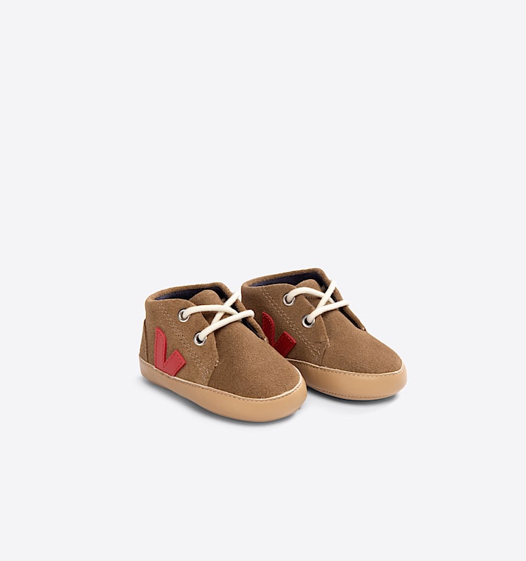 veja baskets baby suède marron BB0303265 Top view