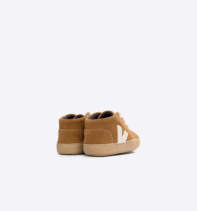 veja sneakers baby suede brown BB0303271 Back view