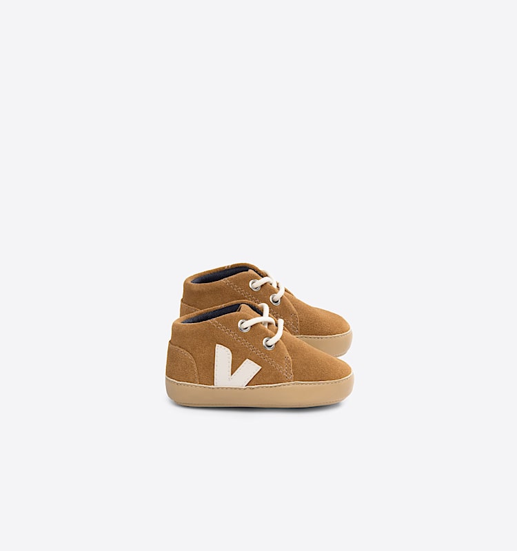 veja sneakers baby suede brown BB0303271 Lateral view