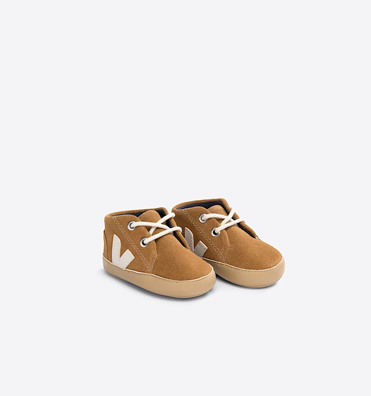 veja sneakers baby suede brown BB0303271 Top view