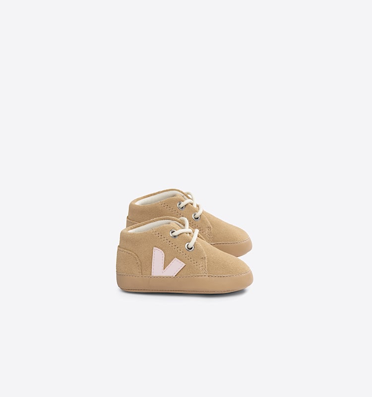 veja baskets baby suède beige BB0303280 Lateral view