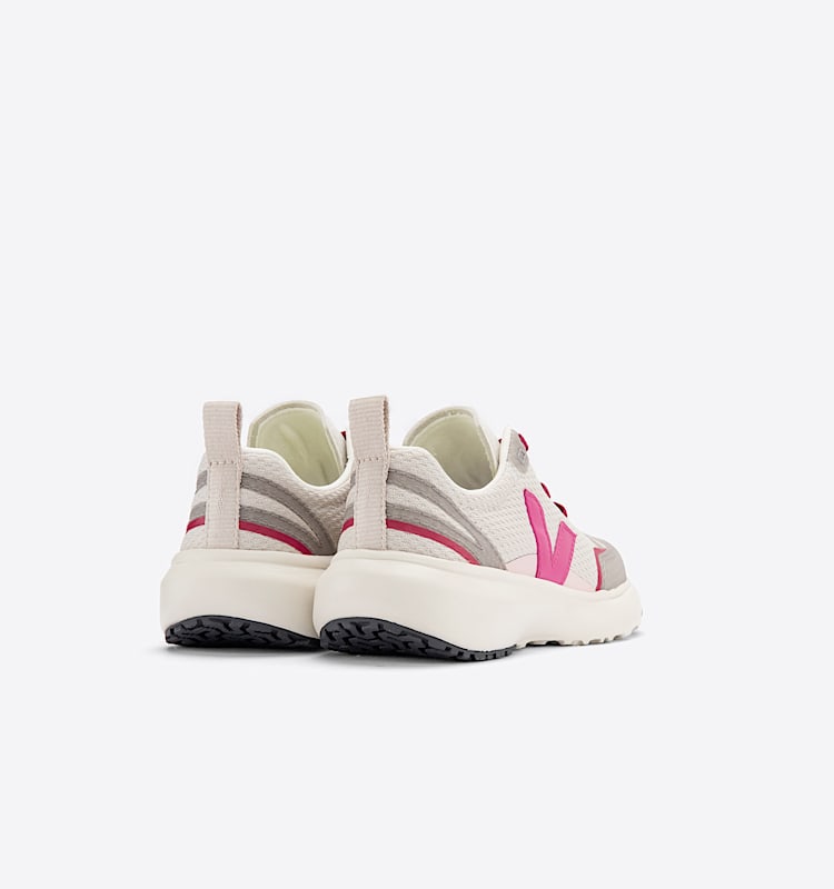 veja sapatilhas small-canary-el reciclado cinzento YE0103043 Back view