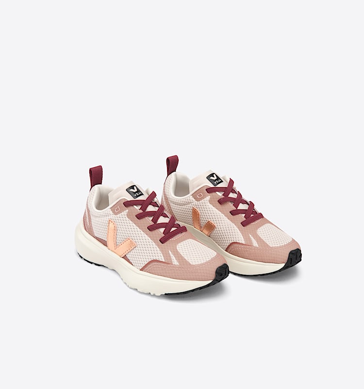 veja sapatilhas small-canary-el reciclado cor-de-rosa YE0103089 Top view