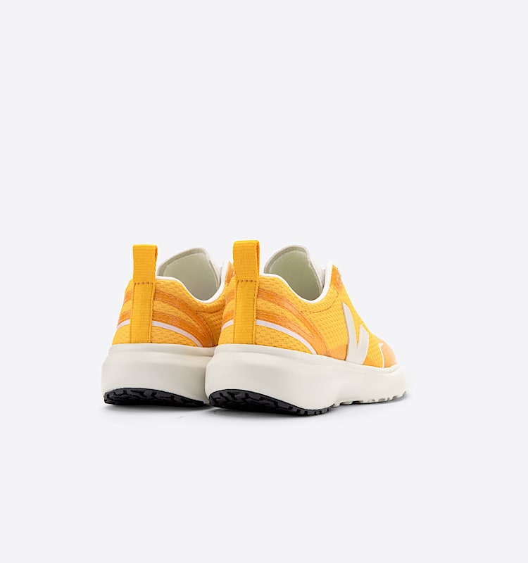 veja sneakers small-canary-el återvunnet gul YE0103060 Back view