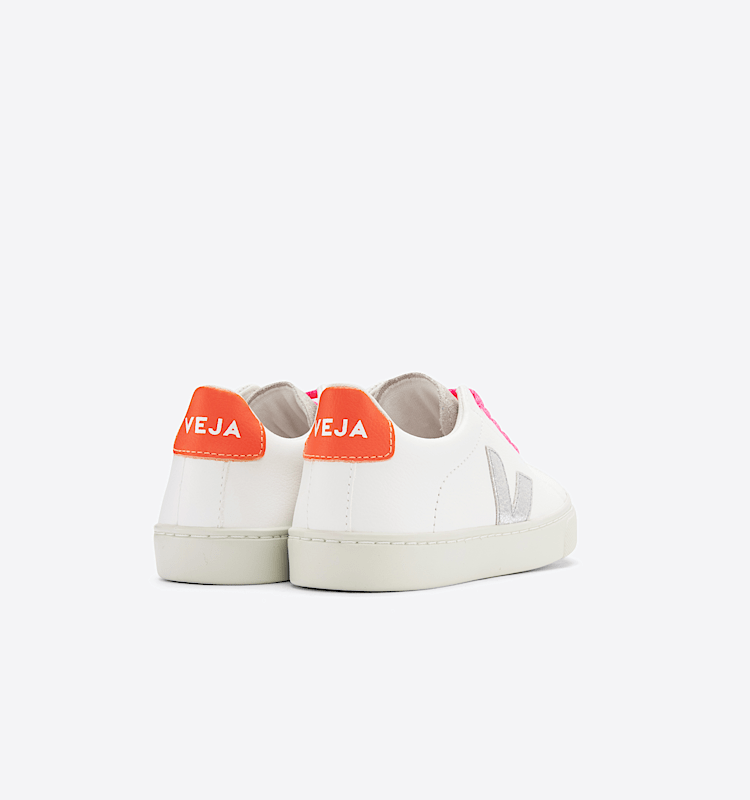 veja sneakers small-esplar-laces 皮革 白色 RS0512669 Back view