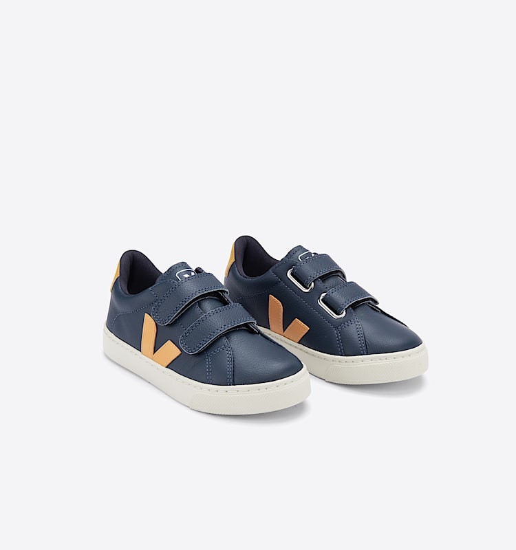 veja baskets small-esplar cuir bleu SV0503016 Top view