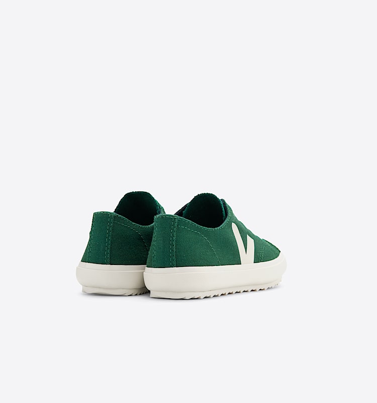 veja zapatillas small-flip-el algodón-orgánico verde FL0103060 Back view