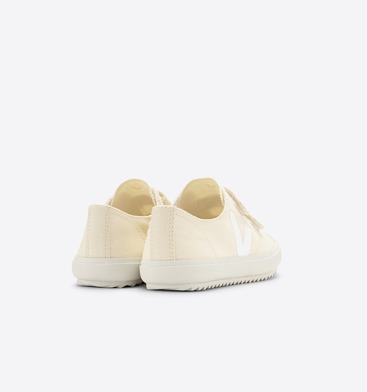 veja zapatillas small-ollie algodón-orgánico beige OV0103056 Back view