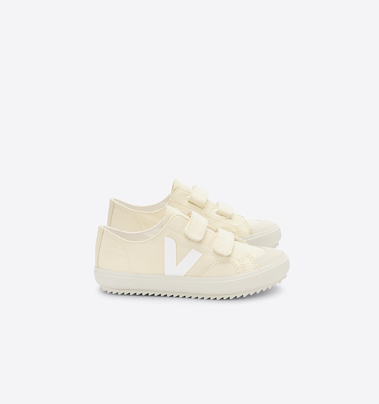 veja zapatillas small-ollie algodón-orgánico beige OV0103056 Lateral view