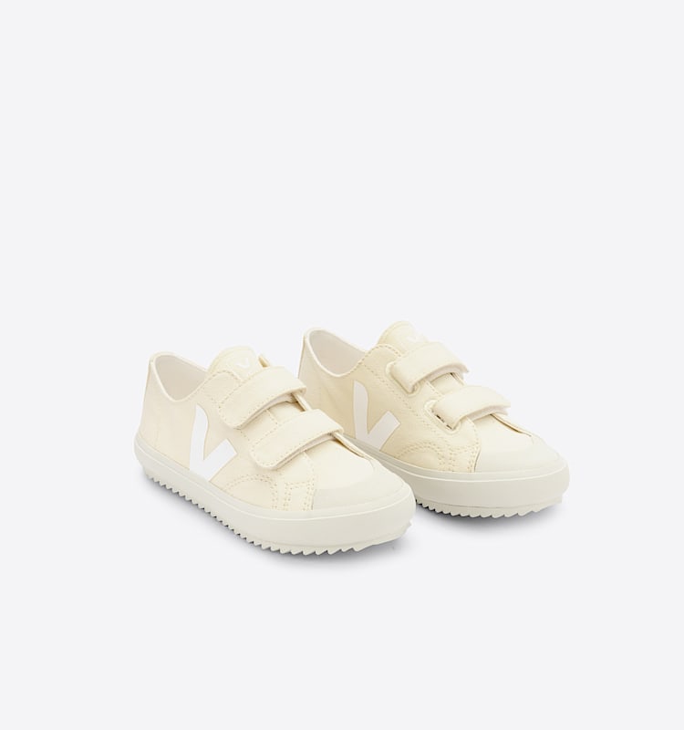 veja zapatillas small-ollie algodón-orgánico beige OV0103056 Top view