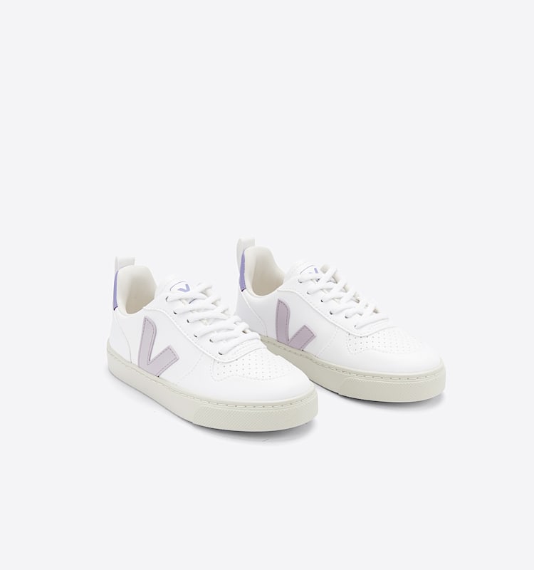 veja sneakers small-v-10-laces vegan blanc CX0703026 Top view